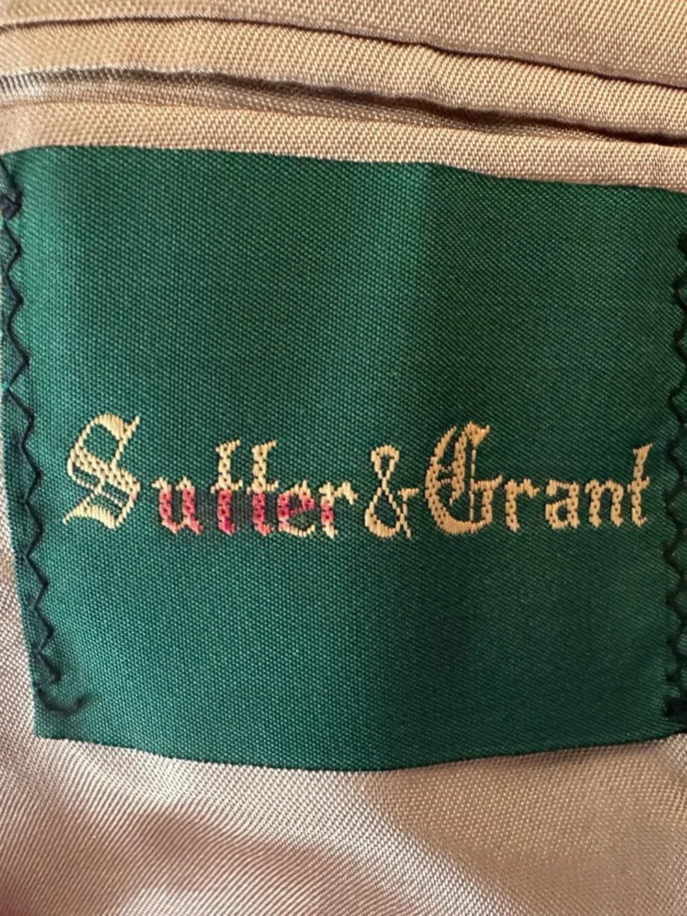 Sutter & Grant Men's Blazer, Color Brown, Size 46L